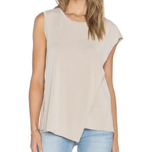 BCBG Layered Sleeveless Tank Top Tan Neutral Women's Summer Top